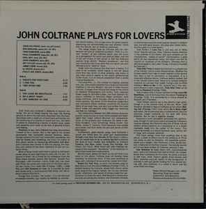 John Coltrane – John Coltrane Plays For Lovers - Mint-LP Record 1966 Prestige USA Stereo Vinyl - Jazz / Bop / Cool Jazz