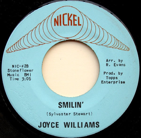 Joyce Williams – The First Thing I Do In The Morning - VG 7" Single Record 1972 Nickel USA Vinyl - Northern Soul / Funk