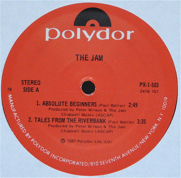 The Jam - The Jam - VG+ EP Record 1981 Polydor USA Viny - New Wave / Power Pop / Mod - Shuga Records