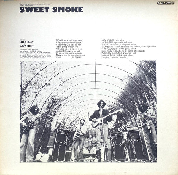 Sweet Smoke – Just A Poke - VG+ LP Record 1970 Columbia Germany Vinyl - Psychedelic Rock / Prog Rock - Shuga Records