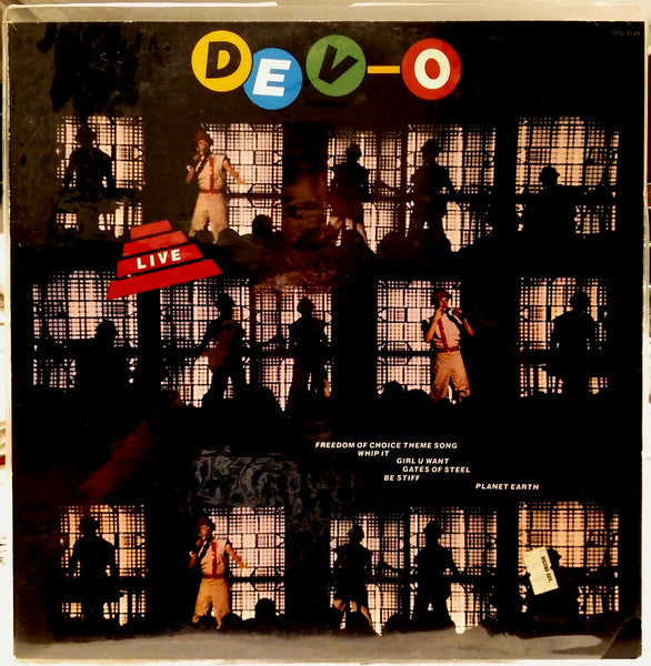 Devo - Dev-O Live - VG+ EP Record 1981 Warner USA Original Vinyl - Pop Rock / New Wave - Shuga Records