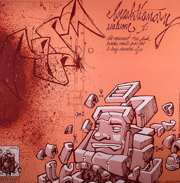 DJ Q-Bert - Breaktionary Volume 1 - VG (VG- low grade cover) LP Record 2006 Spinternal Organs UK Vinyl - DJ Battle Tool / Cut-up/DJ - Shuga Records