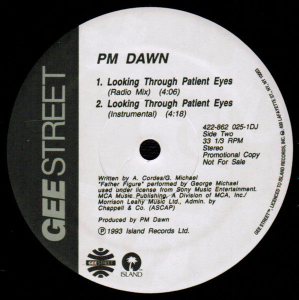 P.M. Dawn – Looking Through Patient Eyes - Mint- 12" Single Record 1993 Gee Street USA Vinyl - Hip Hop / House - Shuga Records