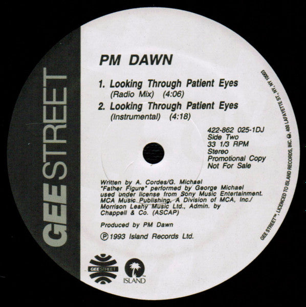 P.M. Dawn – Looking Through Patient Eyes - Mint- 12" Single Record 1993 Gee Street USA Vinyl - Hip Hop / House