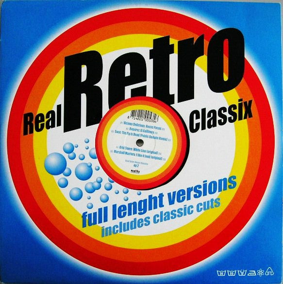 Various - Real Retro House Classix EP 2 - VG+ (VG- cover) 12" Record 2001 Mostiko Belgium Vinyl - Hard House / Gabber / Hardcore - Shuga Records