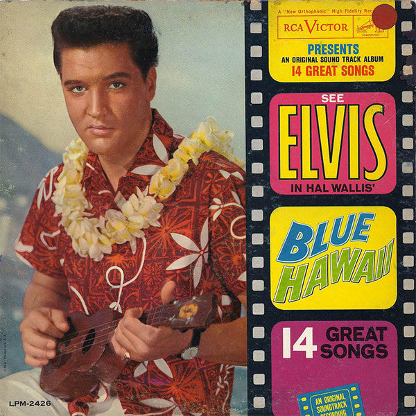 Elvis Presley - Blue Hawaii - VG LP Record 1961 RCA USA Mono Original Rockaway Vinyl - Soundtrack / Rock & Roll - Shuga Records