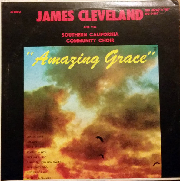 James Cleveland And The Southern California Community Choir - Amazing Grace - VG+ LP Record Savor USA Vinyl - Gospel - Shuga Records