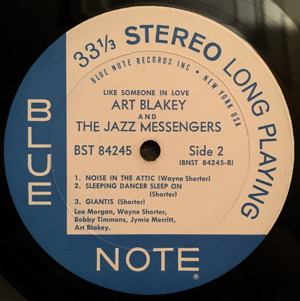 Art Blakey And The Jazz Messengers – Like Someone In Love - VG+ Lp Record 1967 USA Mono (VAN GELDER) Original Vinyl - Jazz / Hard Bop - Shuga Records