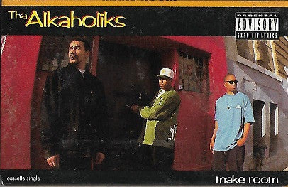 Tha Alkaholiks - Make Room - VG+ Cassette Single 1993 Loud USA Tape - Hip Hop - Shuga Records