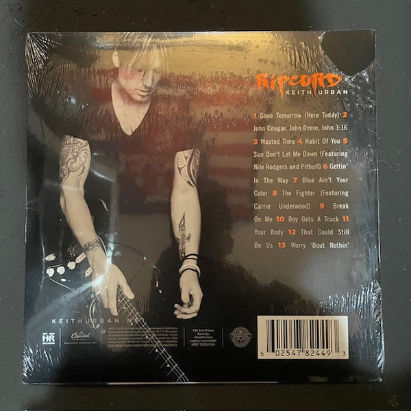 Keith Urban - Ripcord - Mint- LP Record 2016 Capitol USA Vinyl - Country - Shuga Records