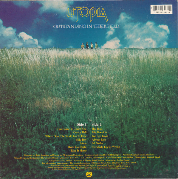 Utopia - Deface The Music New LP Record 1980 Bearsville USA Original Vinyl - Pop Rock / Art Rock - Shuga Records