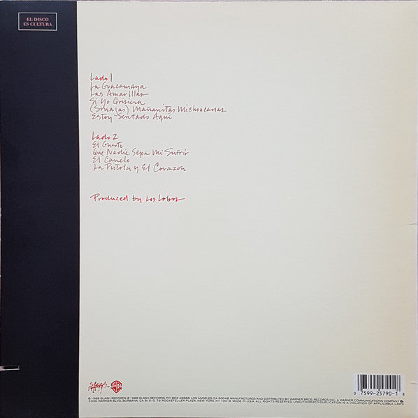 Los Lobos - La Pistola Y El Corazón - Mint- LP Record 1988 Slash Warner USA Promo Vinyl - Latin / Pop / - Shuga Records