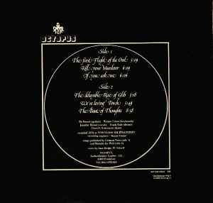Octopus – The Boat Of Thoughts - VG+ LP Record 1977 Sky Germany Vinyl - Prog Rock / Krautrock - Shuga Records