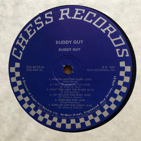 Buddy Guy - Buddy Guy - VG+ LP Record 1984 Chess USA Vinyl - Chicago Blues / Electric Blues - Shuga Records