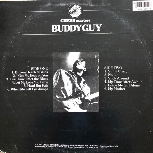 Buddy Guy - Buddy Guy - VG+ LP Record 1984 Chess USA Vinyl - Chicago Blues / Electric Blues - Shuga Records