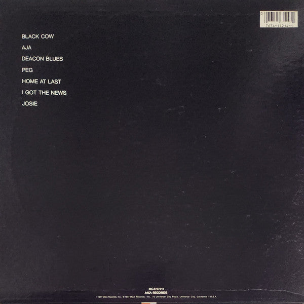 Steely Dan - Aja (1977) - VG+ LP Record 1981 MCA USA Vinyl - Rock / Jazz-Rock - Shuga Records