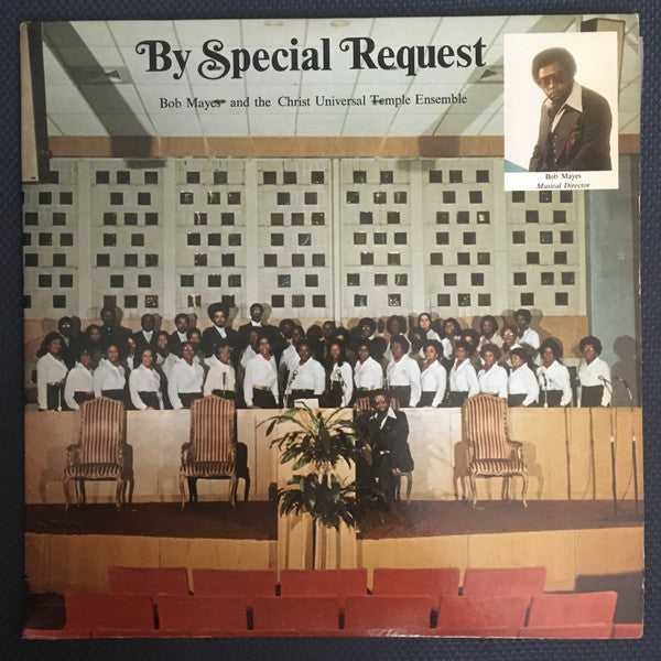 Bob Mayes And The Christ Universal Temple Ensemble - By Special Request - VG+ LP Record 1970s Private Press USA Vinyl - Chicago Gospel - Shuga Records