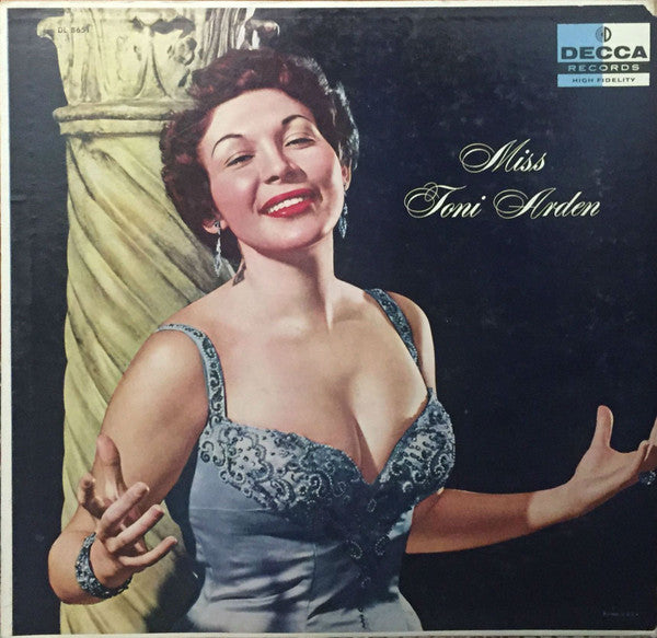 Miss Toni Arden - Miss Toni Arden - VG+ LP Record 1958 Decca USA Mono Vinyl - Jazz / Pop / Vocal - Shuga Records