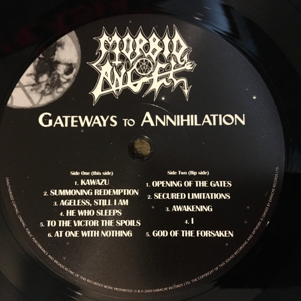 Morbid Angel - Gateways To Annihilation (2000) - Mint- LP Record 2016 Earache UK Black Vinyl - Death Metal - Shuga Records