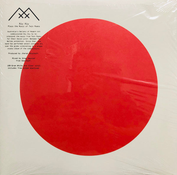 Xiu Xiu - Plays the Music of Twin Peaks - Mint- 2 LP Record 2016 Polyvinyl USA White / Clear Vinyl - Electronic / Experimental / Noise pop - Shuga Records