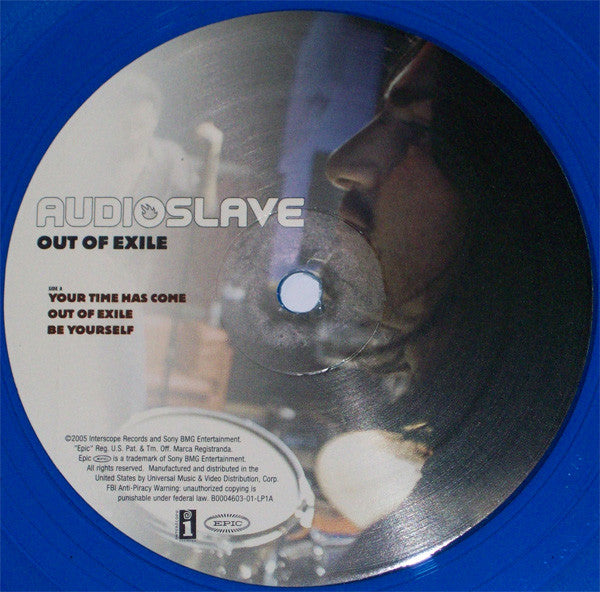 Out Of Exile - Mint- (VG cover) 2 LP Record 2005 Epic Interscope USA Blue Transparent Vinyl ORIGINAL RARE Press - Hard Rock