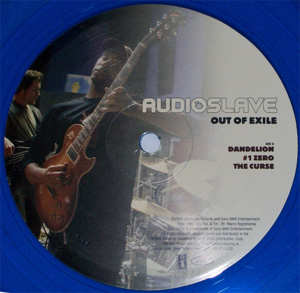 Out Of Exile - Mint- (VG cover) 2 LP Record 2005 Epic Interscope USA Blue Transparent Vinyl ORIGINAL RARE Press - Hard Rock