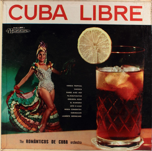 The Romanticos De Cuba Orchestra - Cuba Libre - VG+ LP Record 1959 Musidisc USA Vinyl - Latin / Space-Age / Jazz - Shuga Records