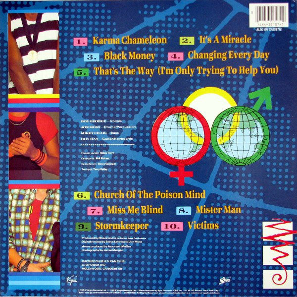 Culture Club - Colour By Numbers - Mint- LP Record 1983 Virgin Epic USA Original Vinyl - Pop Rock / Synth-pop - Shuga Records