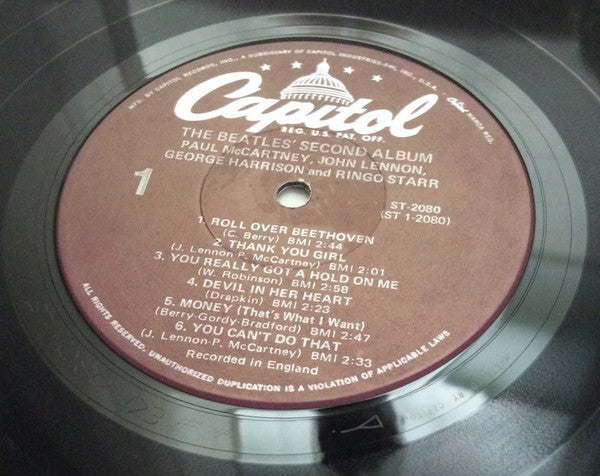 The Beatles - The Beatles' Second Album (1964) - LP Mint- LP Record 1978 Capitol Purple USA Vinyl - Rock & Roll / Pop / Beat - Shuga Records