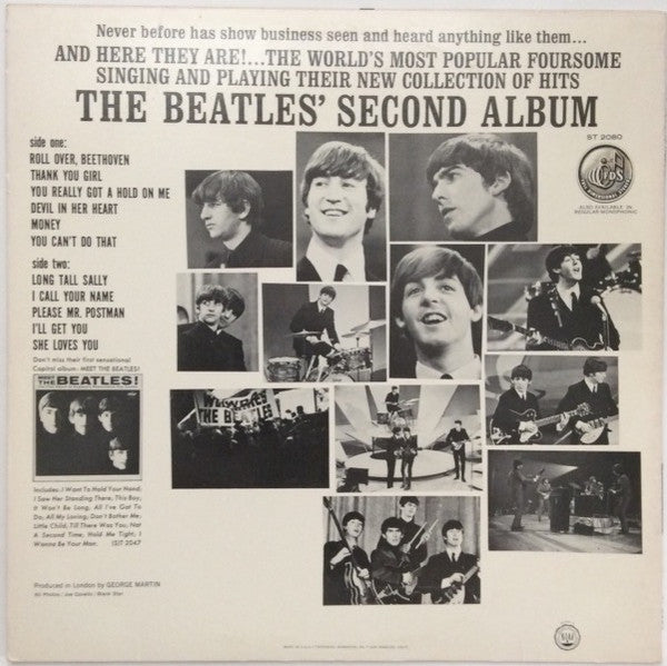 The Beatles - The Beatles' Second Album (1964) - LP Mint- LP Record 1978 Capitol Purple USA Vinyl - Rock & Roll / Pop / Beat - Shuga Records