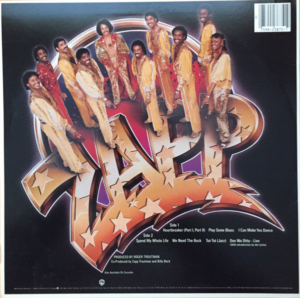 Zapp - Zapp III - VG+ LP Record 1983 Warner USA Original Vinyl - P.Funk / Disco / Soul / Roger Troutman - Shuga Records