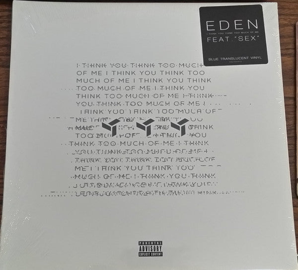 EDEN ‎– I Think You Think Too Much Of Me - New LP Record 2016 Astralwerks USA Blue Translucent Vinyl - Indie Pop
