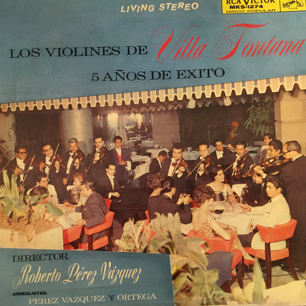 Los Violines Magicos De Villafontana – 5 Años De Exito - VG+ LP Record 1961 RCA Victor Mexico Vinyl - Latin / Easy Listening - Shuga Records