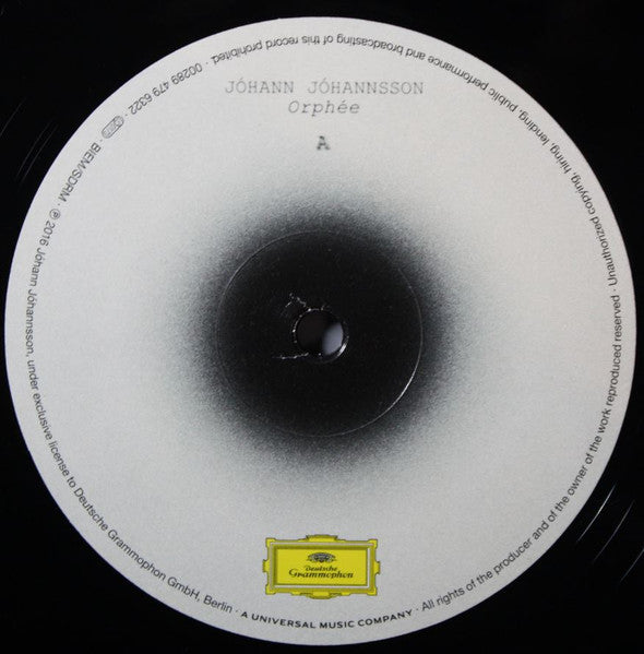 Jóhann Jóhannsson - Orphée - Mint- LP Record 2016 Deutsche Grammophon 180 gram Vinyl & Insert - Neo-Classical / Modern Classical - Shuga Records