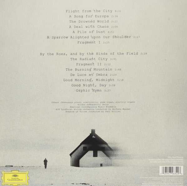 Jóhann Jóhannsson - Orphée - Mint- LP Record 2016 Deutsche Grammophon 180 gram Vinyl & Insert - Neo-Classical / Modern Classical - Shuga Records