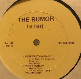 The Rumor - At Last - Mint- LP Record 1970s USA Universal Music Artists Private Press Vinyl - Jazz-Funk / Soul- Pop / Latin - Shuga Records