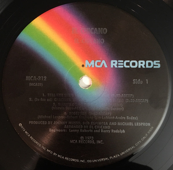 El Chicano - El Chicano - VG LP Record 1973 MCA USA Original Vinyl - Latin Funk / Soul - Shuga Records