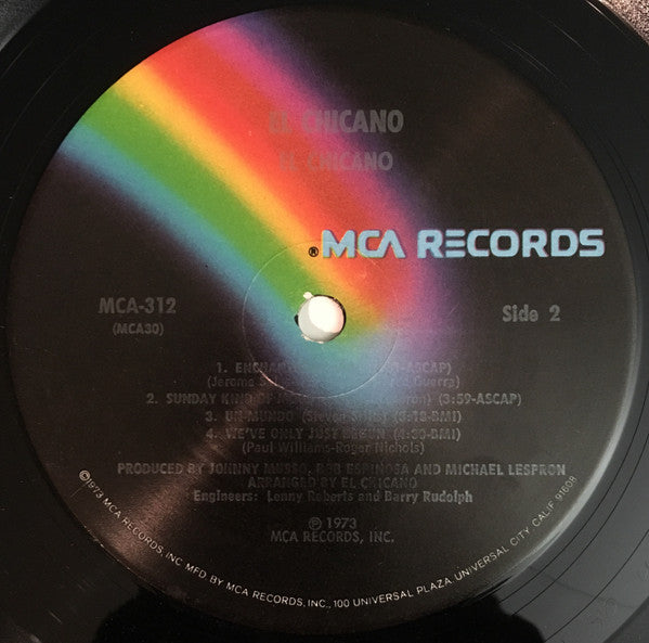 El Chicano - El Chicano - VG LP Record 1973 MCA USA Original Vinyl - Latin Funk / Soul - Shuga Records