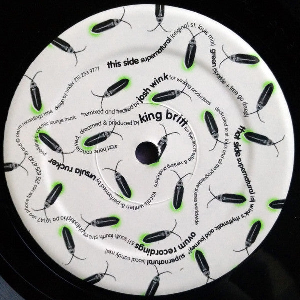 Firefly (King Britt) - Supernatural - VG+ 12" Single Record 1994 Ovum Recordings USA Vinyl - House / Acid House - Shuga Records