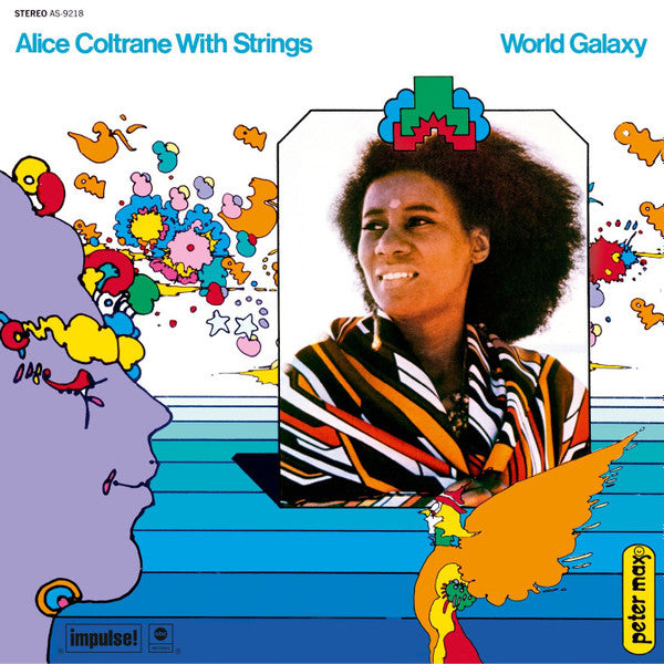 Alice Coltrane With Strings - World Galaxy - VG LP Record 1972 Impuls! USA Original Press Vinyl & Peter Max Cover Art - Free Jazz / Soul-Jazz - Shuga Records