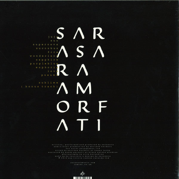 Sarasara - Amor Fati - Mint- 2 LP Record 2017 One Little Indian UK Vinyl - Indie Pop / Witch House / Experimental - Shuga Records