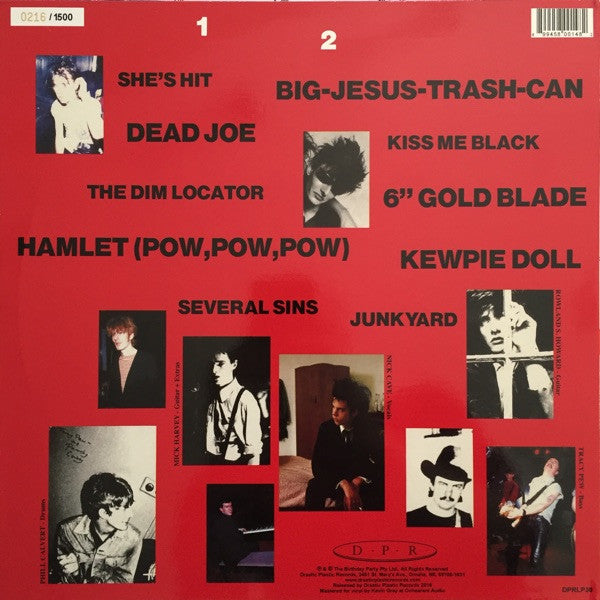 The Birthday Party - Junkyard (1982) - Mint- LP Record 2016 Drastic Plastic Orange & Red Swirl Vinyl & Numbered - Alternative Rock / Punk - Shuga Records