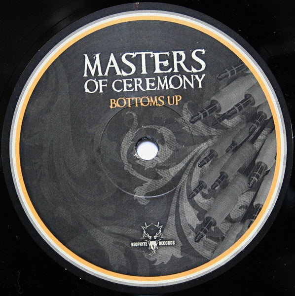 Masters Of Ceremony - Bottoms Up - VG+ 12" Single Record 2007 Neophyte Netherlands RARE Vinyl - Techno / Gabber / Hardcore - Shuga Records