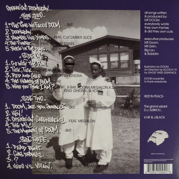 MF Doom - Operation: Doomsday (1999) - New 2 LP Record 2023 Rhymesayers Entertainment Vinyl - Hip Hop - Shuga Records