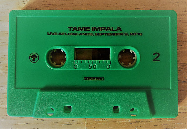 Tame Impala – Live At Lowlands, September 9, 2015 - New Cassette Store Day 2016 CSD USA RARE Green Tape - Psychedelic Rock - Shuga Records