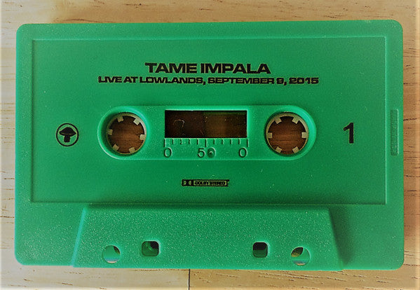 Tame Impala – Live At Lowlands, September 9, 2015 - New Cassette Store Day 2016 CSD USA RARE Green Tape - Psychedelic Rock - Shuga Records