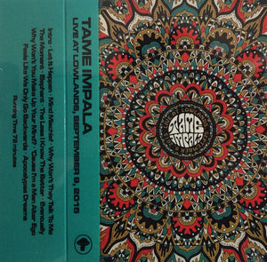 Tame Impala – Live At Lowlands, September 9, 2015 - New Cassette Store Day 2016 CSD USA RARE Green Tape - Psychedelic Rock - Shuga Records