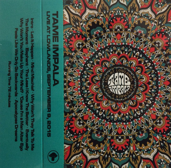 Tame Impala – Live At Lowlands, September 9, 2015 - New Cassette Store Day 2016 CSD USA RARE Green Tape - Psychedelic Rock - Shuga Records