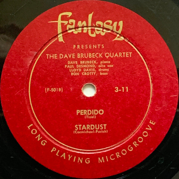 The Dave Brubeck Quartet - Jazz At Oberlin - VG+ 10" LP Record 1954 Fantasy USA Original Mono Black Vinyl - Jazz / Bop / Cool Jazz - Shuga Records