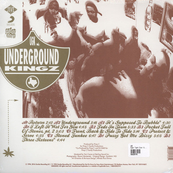 UGK - Super Tight... (1994) - New 2 LP Record 2016 Jive Sony Get On Down Cear Vinyl - Hip Hop - Shuga Records